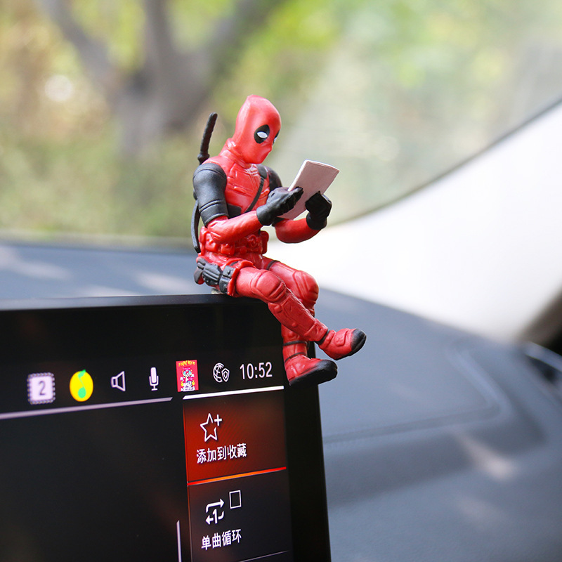 Model Kit Deadpool - Decoración de escritorio Deadpool coche hogar