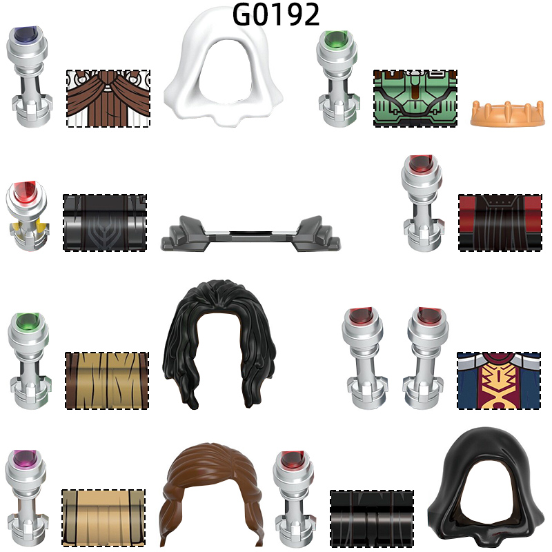 Model Kit Weapons - Set de Ladrillos MOC G0192: Figuras