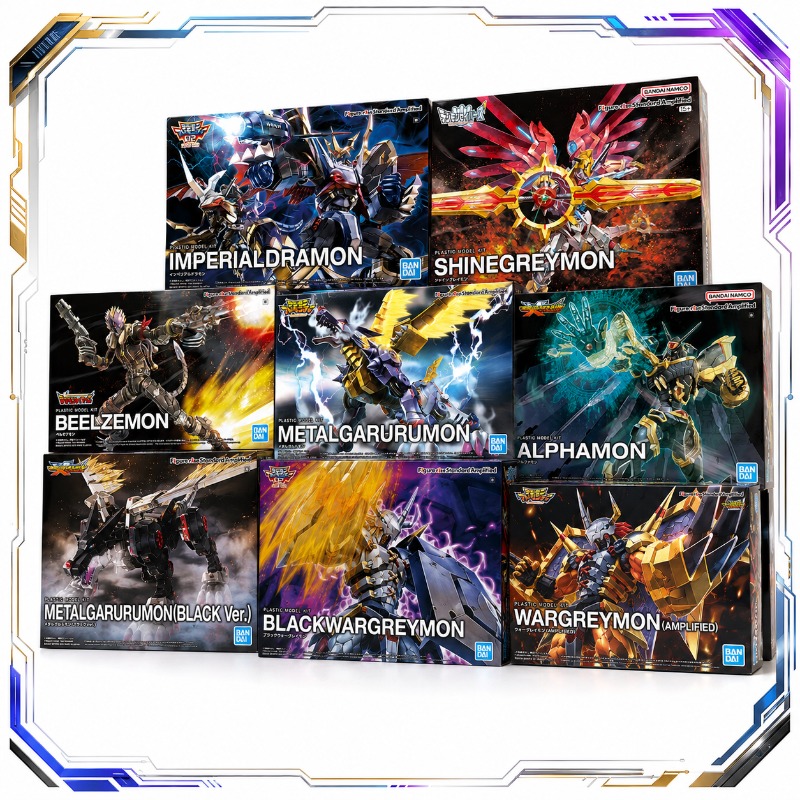 Model Kit Imperialdramon - Figura Original de Digimon de Bandai,