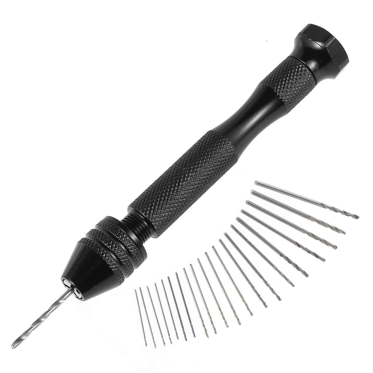 Pin Vice Micro - 20 Uds Mini brocas helicoidales tornillo