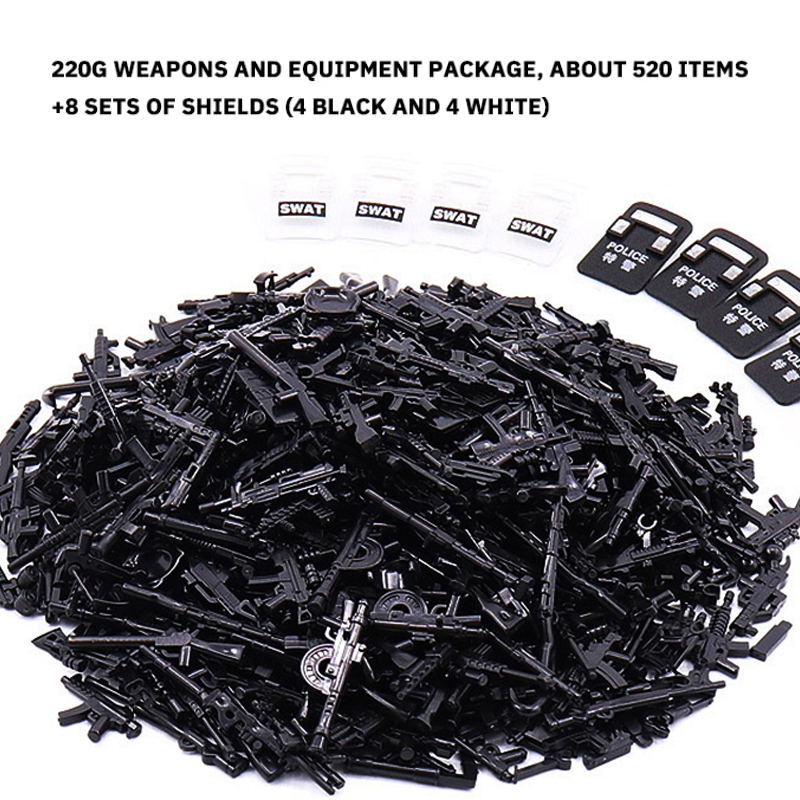 Model Kit Weapons - Bolsa de armas de 520 Uds.,