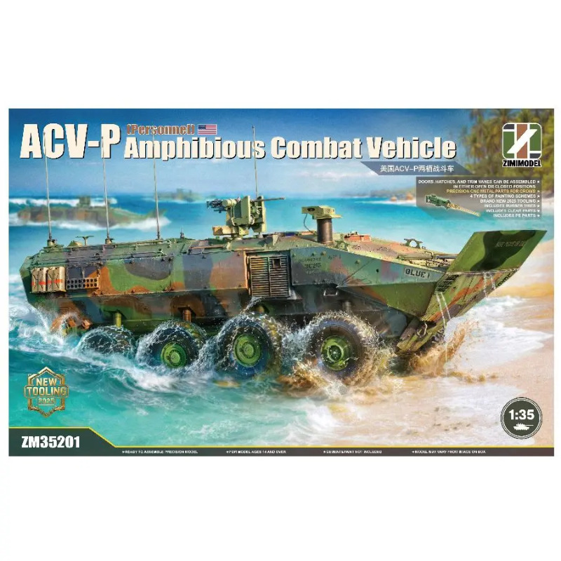 ZM35201 Zimi 1/35 ACV-D Kit de - Model Kit Italeri reseña y precio