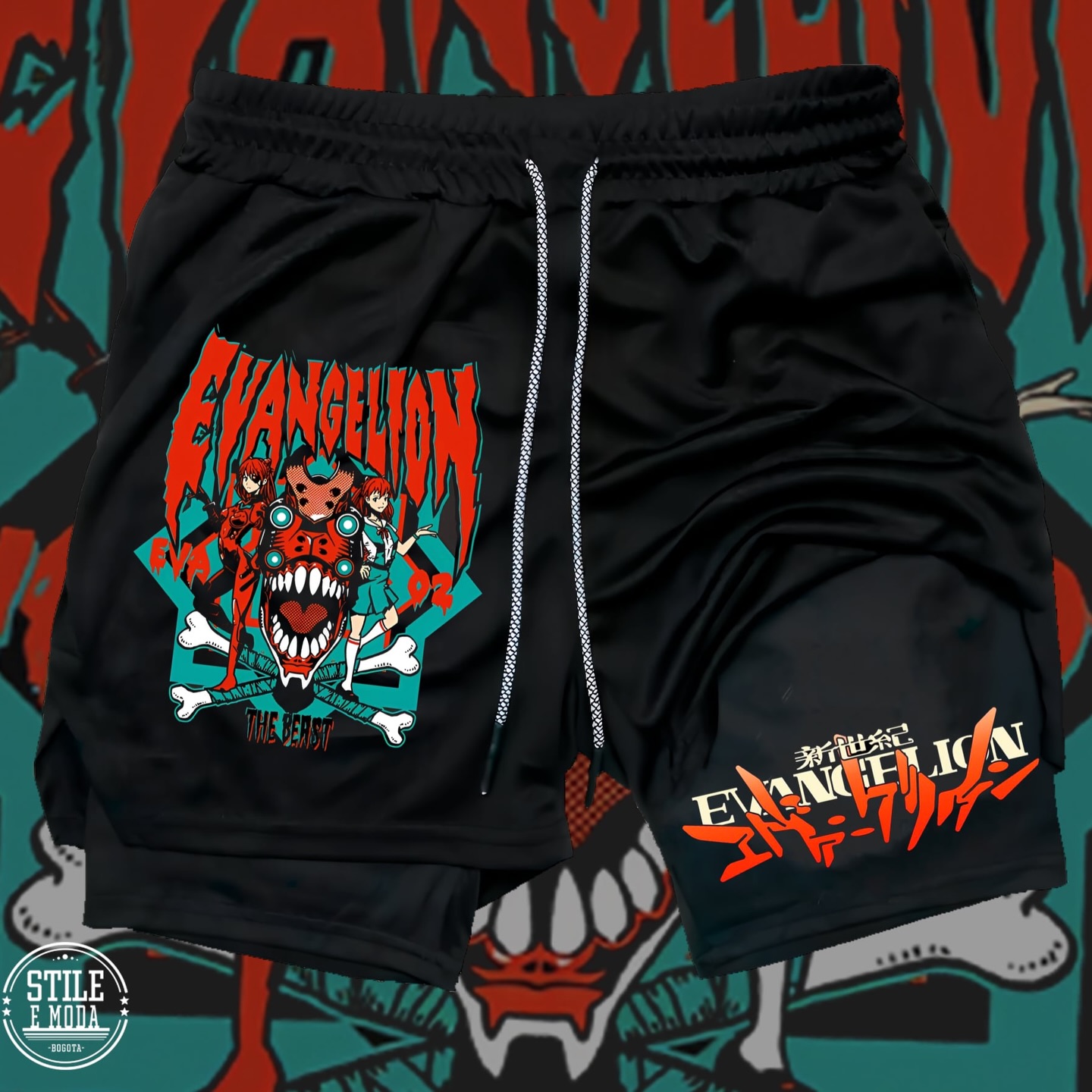 Pantalones Cortos Deportivos 2 - Model Kit Evangelion reseña y precio