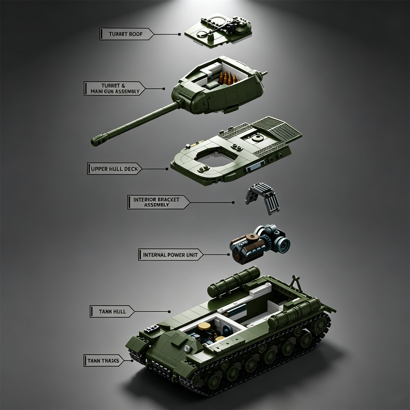 Tanque pesado soviético IS-2 t - Model Kit Armored Core reseña y precio