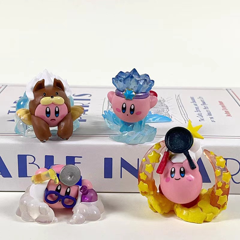 Set de 4 Figuras de Anime Kirb - Model Kit Kirby reseña y precio