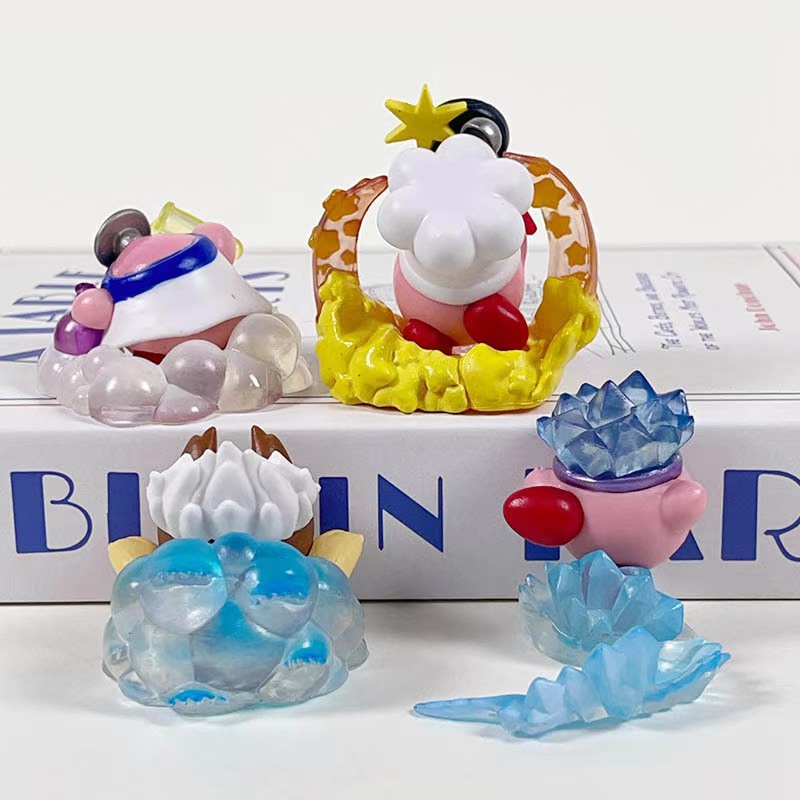 Set de 4 Figuras de Anime Kirb - Model Kit Kirby reseña y precio