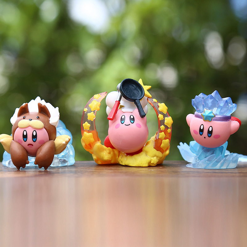 Set de 4 Figuras de Anime Kirb - Model Kit Kirby reseña y precio