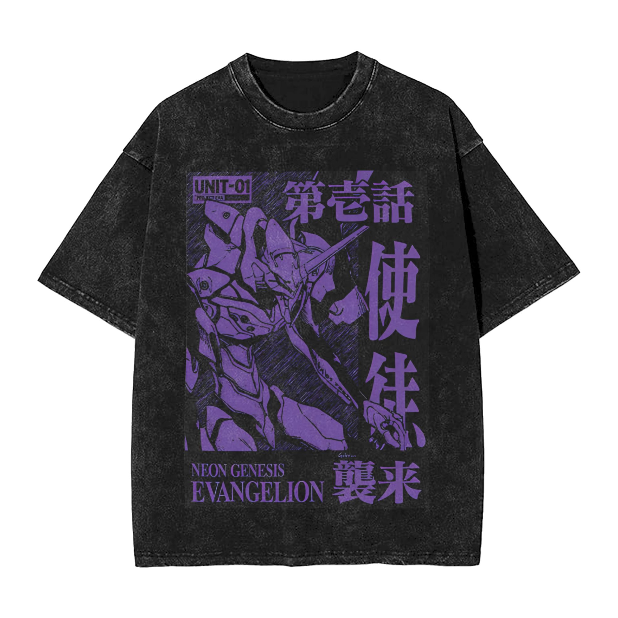 Camiseta Vintage Lavada EVA Un - Model Kit Evangelion reseña y precio