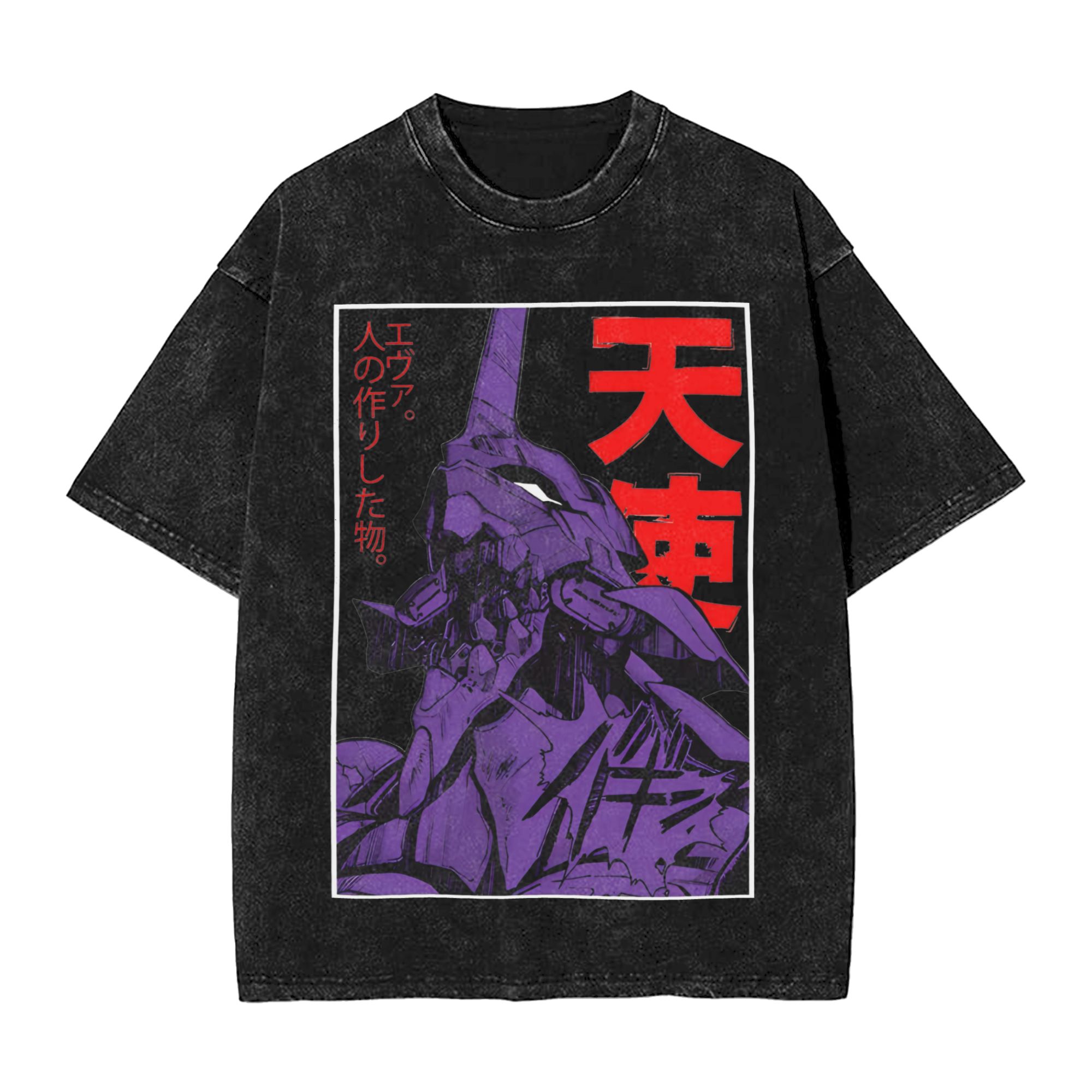 Camiseta Vintage Lavada EVA Un - Model Kit Evangelion reseña y precio