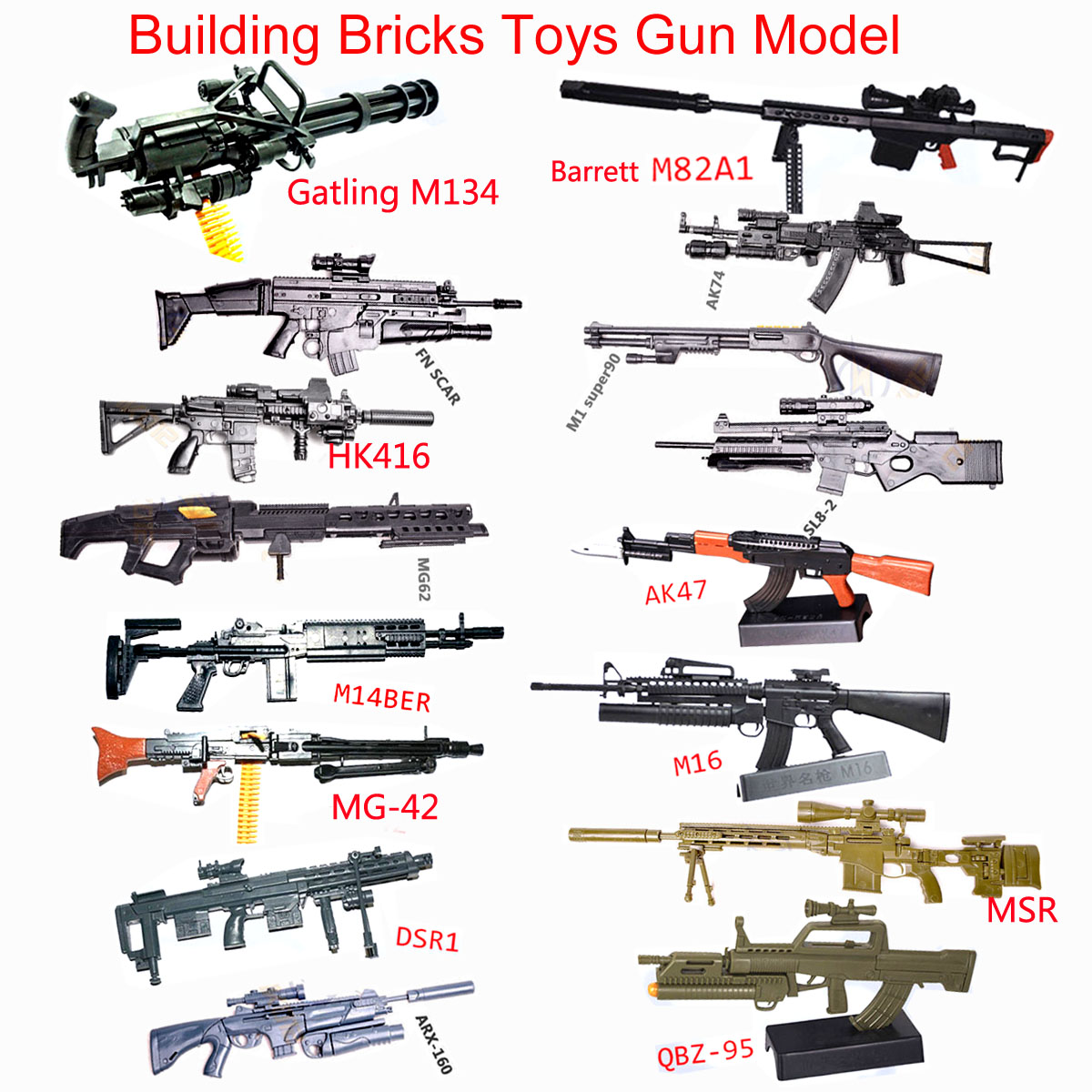 Juguete a Escala 1:6, Mini Mod - Model Kit Weapons reseña y precio