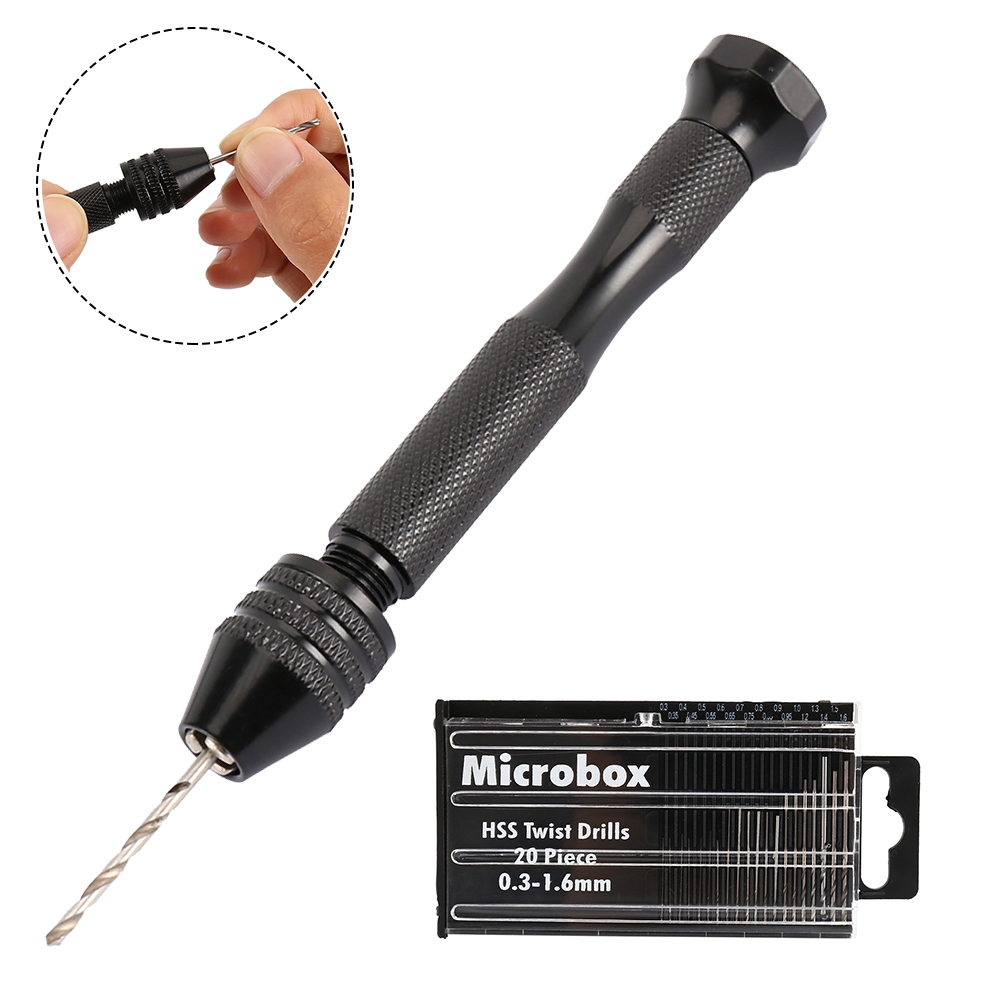 20 Uds Mini brocas helicoidale - Pin Vice Micro reseña y precio