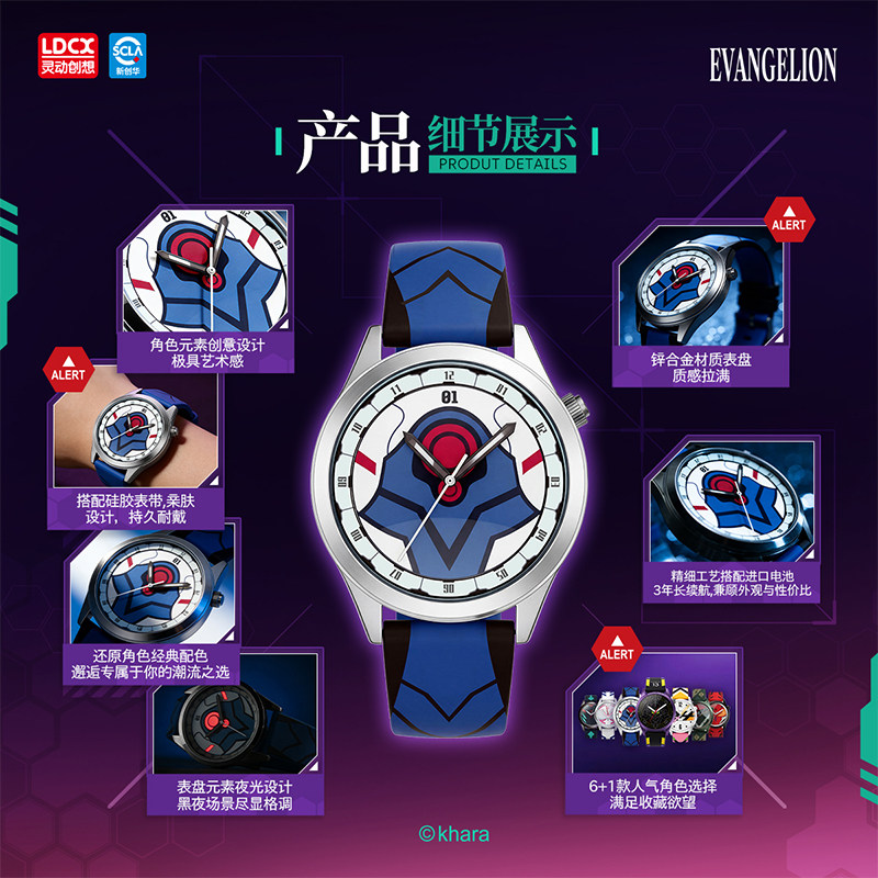 Reloj LDCX Evangelion WEART, r - Model Kit Eva 02 reseña y precio