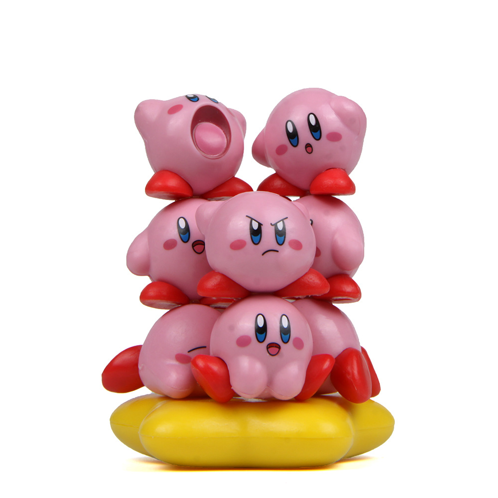 11 unids/set Mini figuras de a - Model Kit Kirby reseña y precio