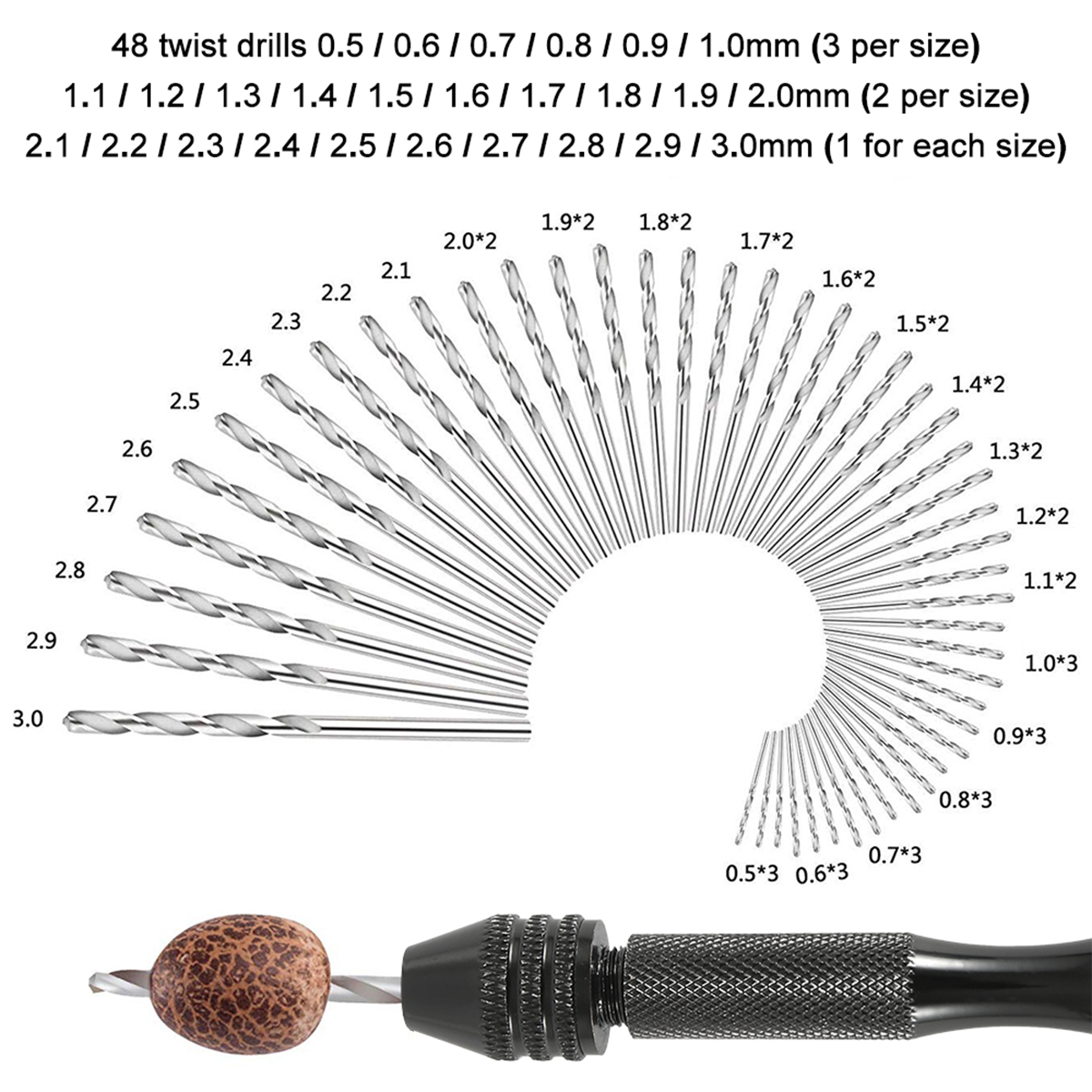 Juego de Brocas de Taladro Man - Pin Vice Micro reseña y precio