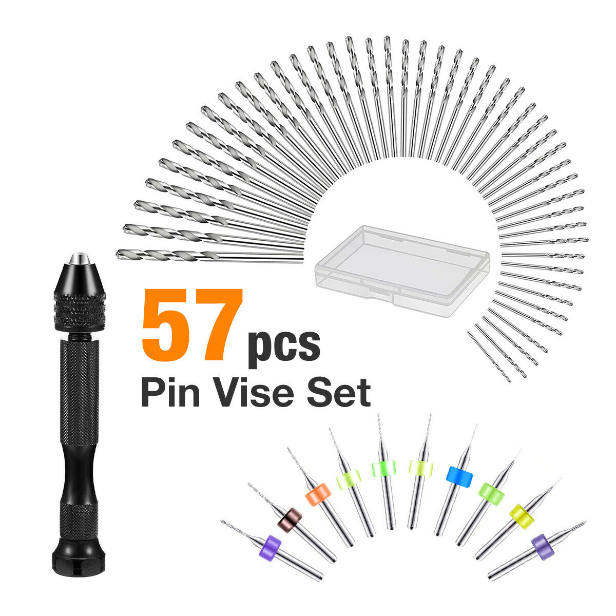Brocas de mano con tornillo de - Pin Vice Micro reseña y precio