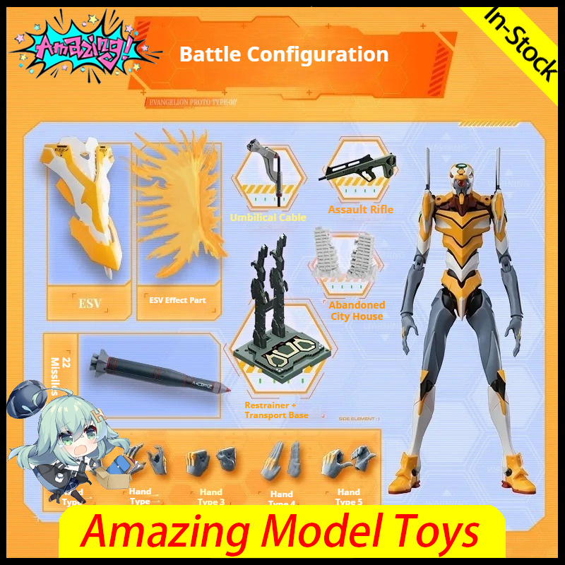 Blokees en Stock, Figuras de A - Model Kit Evangelion reseña y precio