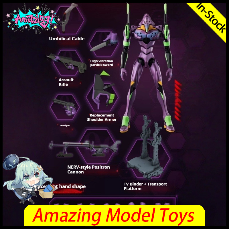 Blokees en Stock, Figuras de A - Model Kit Evangelion reseña y precio