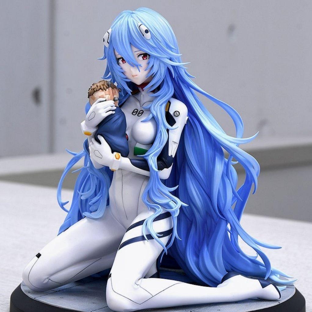Figura de Rei Ayanami Arrodill - Model Kit Evangelion reseña y precio