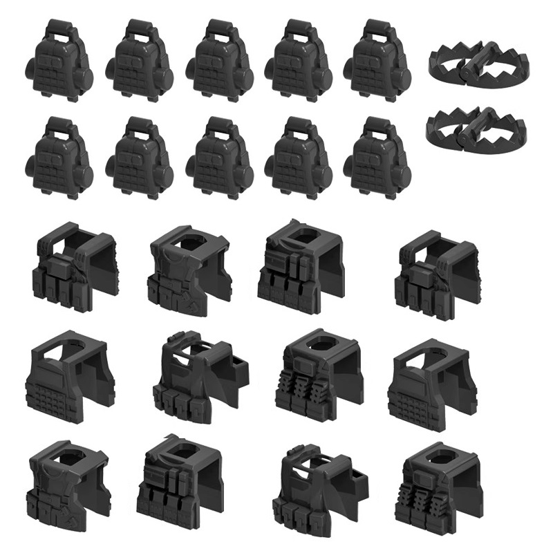 MOC-armadura militar, chaleco  - Model Kit Armored Core reseña y precio